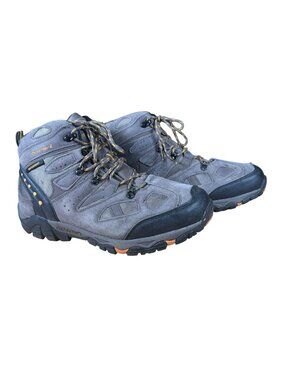 Bearpaw Brock Wide Waterproof Hiking Shoes Men's Size 11.5 Gray Black - EUC!